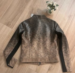 Chaqueta Desigual Piel Sintética Desgastada
