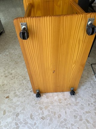 Carrito Auxiliar Madera Pino