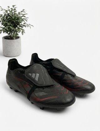 Zapatillas Adidas Fútbol Negras Rojas