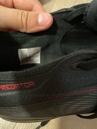 Zapatillas Adidas Fútbol Negras Rojas