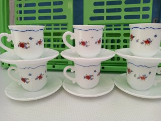 Juego de café antiguo Arcopal