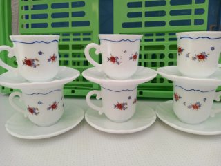 Juego de café antiguo Arcopal