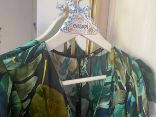 Mono largo estampado floral Zara Talla L