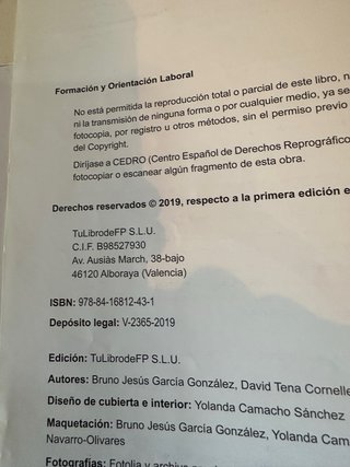 Libro Formación y orientación Laboral