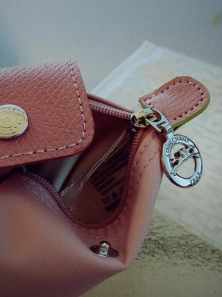 Monedero Longchamp Le Pliage Rosa