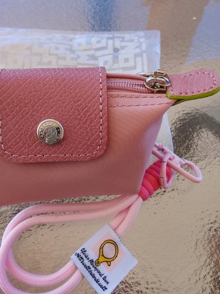 Monedero Longchamp Le Pliage Rosa