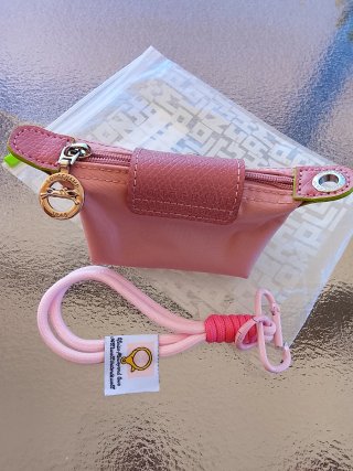 Monedero Longchamp Le Pliage Rosa