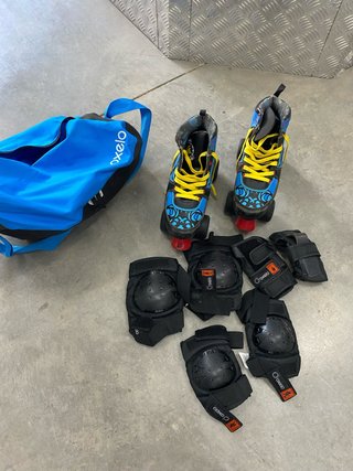 Patines Oxelo con protecciones y bolsa