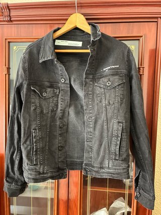 Cazadora vaquera Off-White gris