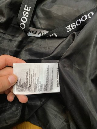 Abrigo Canada Goose Negro