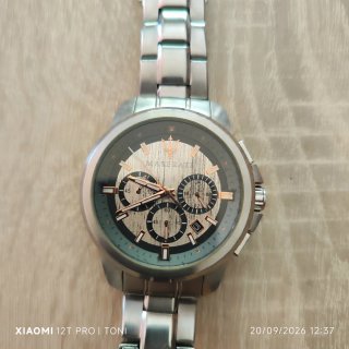 Reloj Maserati Dorado y Plateado
