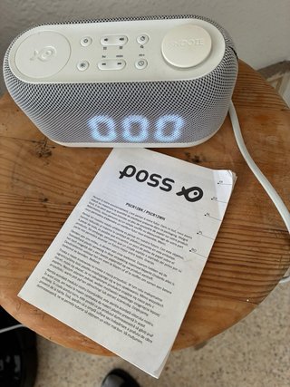 Radio Despertador Poss PSCR12BK