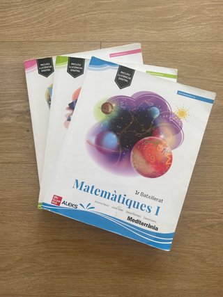 Pack 3 libros 1º Bachillerato