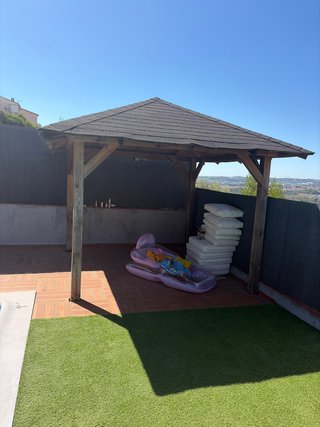 Pérgola de madera