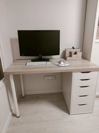 Escritorio Ikea 120x60 con Cajonera Alex