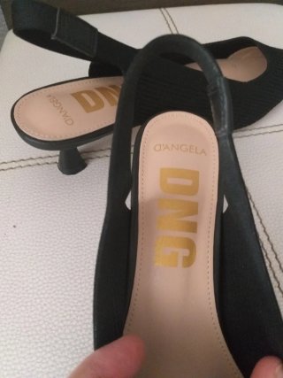 Zapatos Slingback Negros Mujer