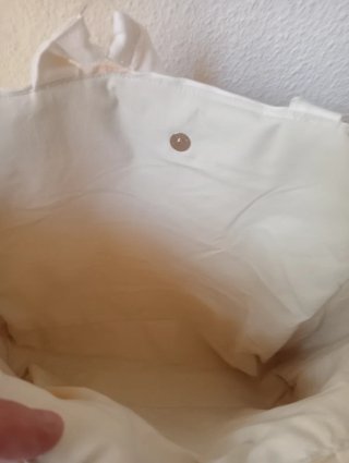 Bolso de tela pintado a mano
