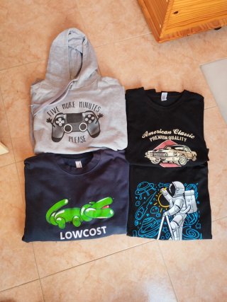 Lote Ropa Hombre: Sudaderas y Camisetas