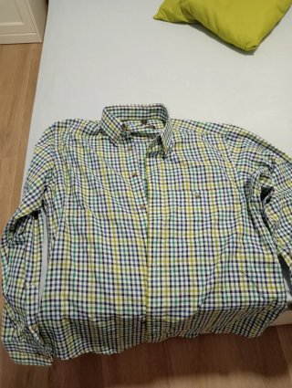 Camisa de cuadros hombre