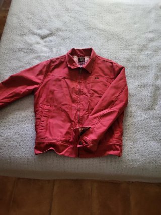 Chaqueta Lee Roja Estilo Harrington