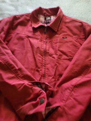 Chaqueta Lee Roja Estilo Harrington