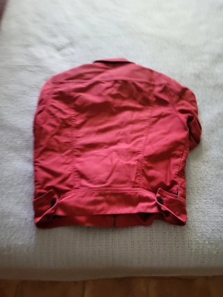Chaqueta Lee Roja Estilo Harrington