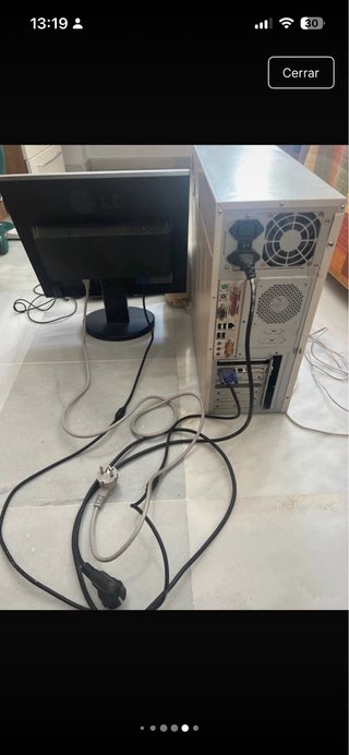 PC Completo Beige in Vendita