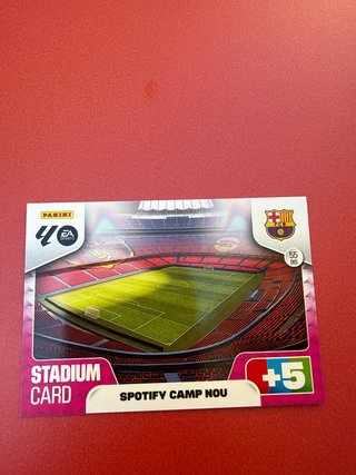 Cromo Panini EA Sports Spotify Camp Nou