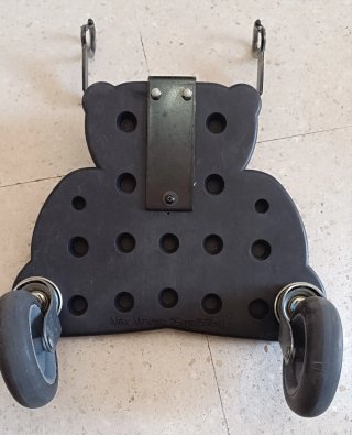 Plataforma para cochecito con diseño de oso