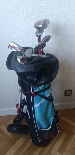 Kit Golf Inesis Niño: 9 palos, funda y carrito