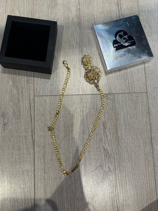 Colgador abanico fallera oro
