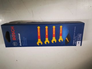 Juego de 4 llaves fijas VDE Bosch