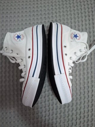 Botas Converse Blancas Talla 37.5