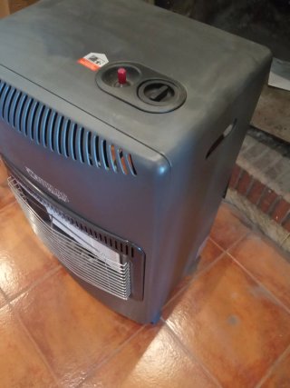 Estufa de gas Niklas gris