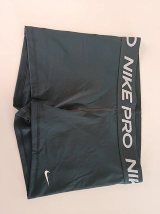 Mallas Cortas Mujer Nike Pro Verdes