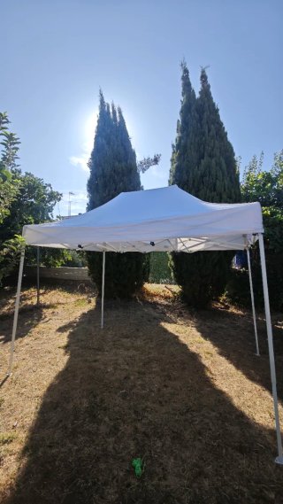 Carpa plegable 3x2m con cortinas para eventos