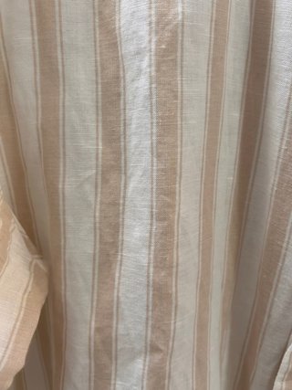 Camisa Sfera Lino Algodón Rayas M