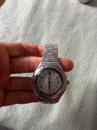 Swatch Irony Big Happy Joe Silver