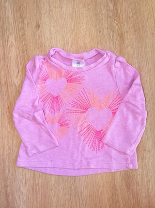 Lote 10 Camisetas Manga Larga Niña 12-18m