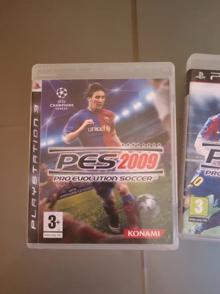 3 Juegos PES PS3 (2008, 2009, 2010)