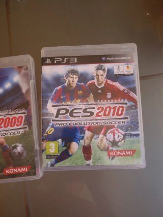3 Juegos PES PS3 (2008, 2009, 2010)