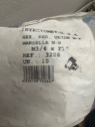 Reducción Marsella M3/4 x 1 INYECTOMETAL