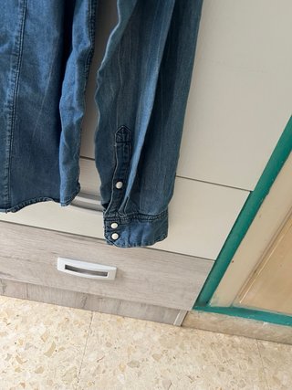 Camisa Vaquera Pull and Bear Talla XL