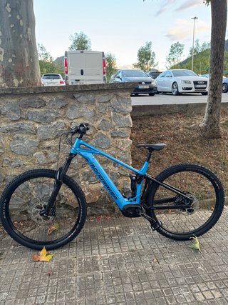 Bicicleta Mondraker Eléctrica Azul