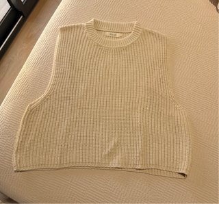 Chaleco de punto Nicoli beige talla única