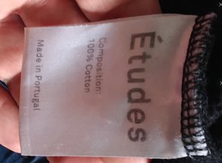 Felpa Études Studio Europa Nera Taglia M