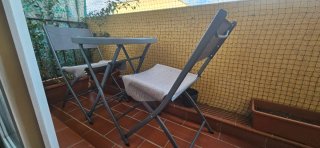 Mesa y 2 Sillas Plegables Exterior