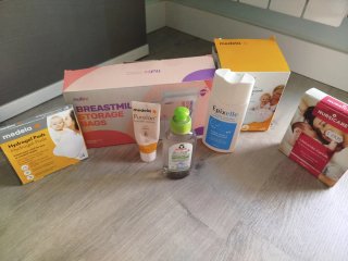 Lote Lactancia: Bolsas, Crema, Limpiador y Protect