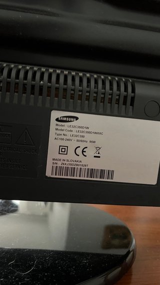 Televisor Samsung Negro 37”