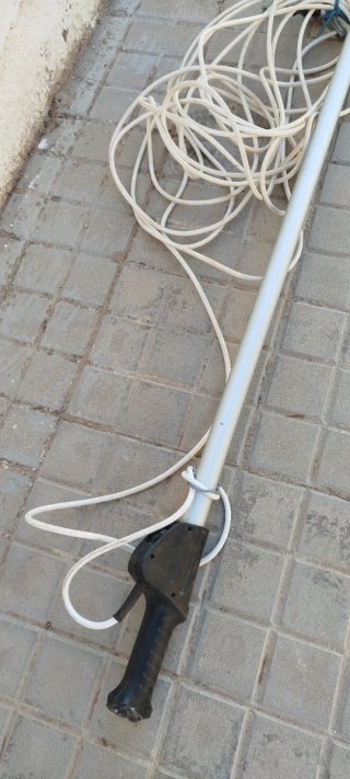 Vareadora de aceitunas eléctrica